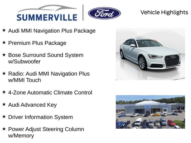 Used 2017 Audi A6 2.0T Premium Plus w/ Premium Plus Package AWD/4WD image 2