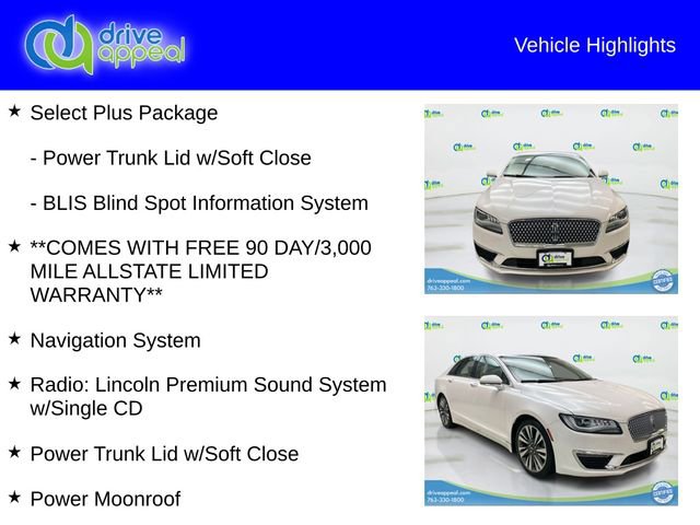Used 2018 Lincoln MKZ Select w/ Select Plus Package image 6