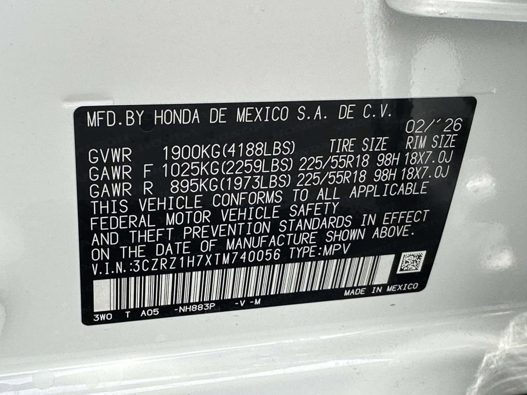 New 2026 Honda HR-V EX-L image 29