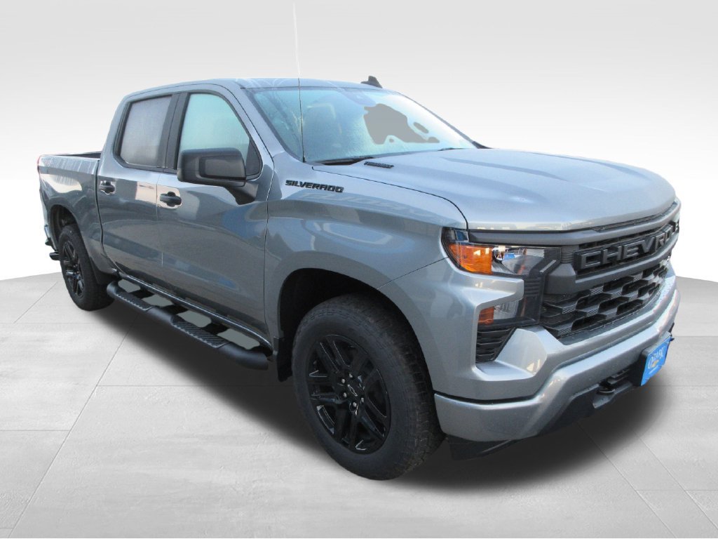 New 2026 Chevrolet Silverado 1500 Custom w/ Turbomax Blackout Package AWD/4WD image 7
