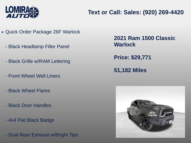 Used 2021 RAM 1500 Warlock AWD/4WD image 14