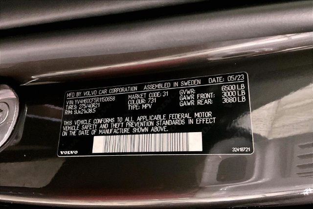 Certified 2024 Volvo XC90 T8 Ultimate w/ Protection Package Premier AWD/4WD image 39