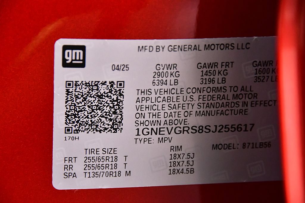 Used 2025 Chevrolet Traverse LT w/ Driver Confidence Package AWD/4WD image 13