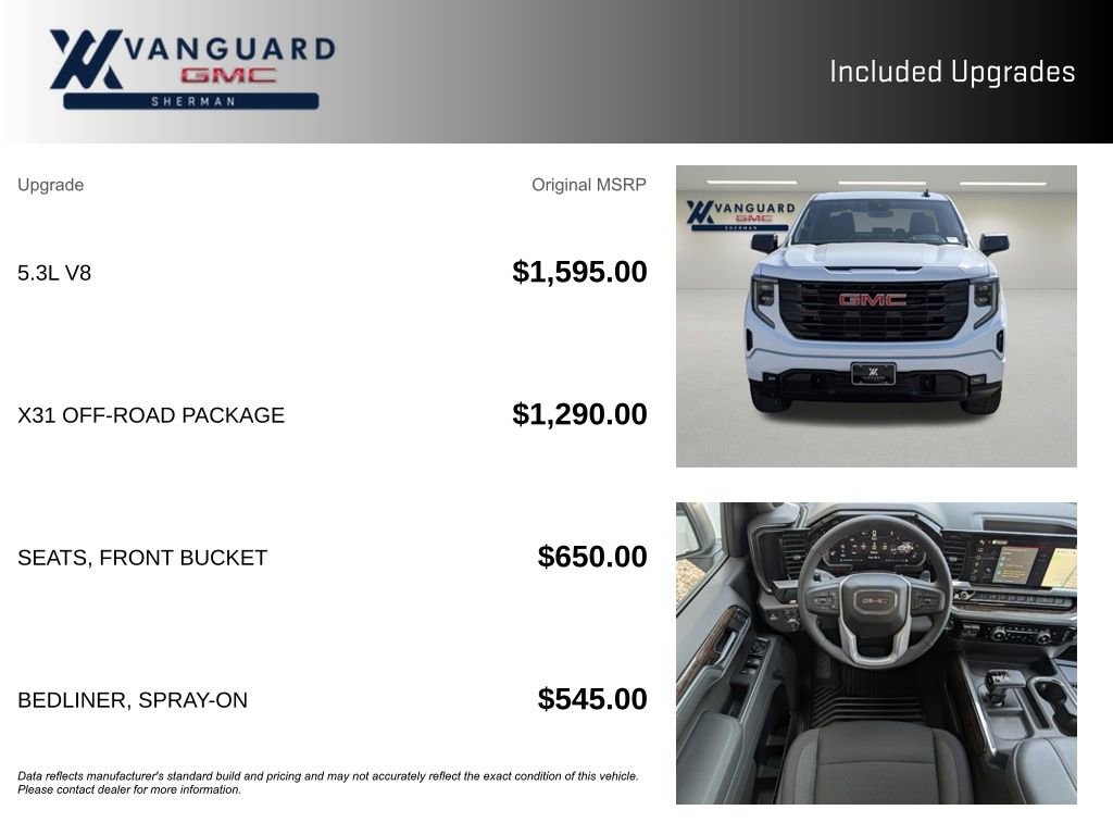 New 2026 GMC Sierra 1500 Elevation w/ X31 Off-Road Package AWD/4WD image 9