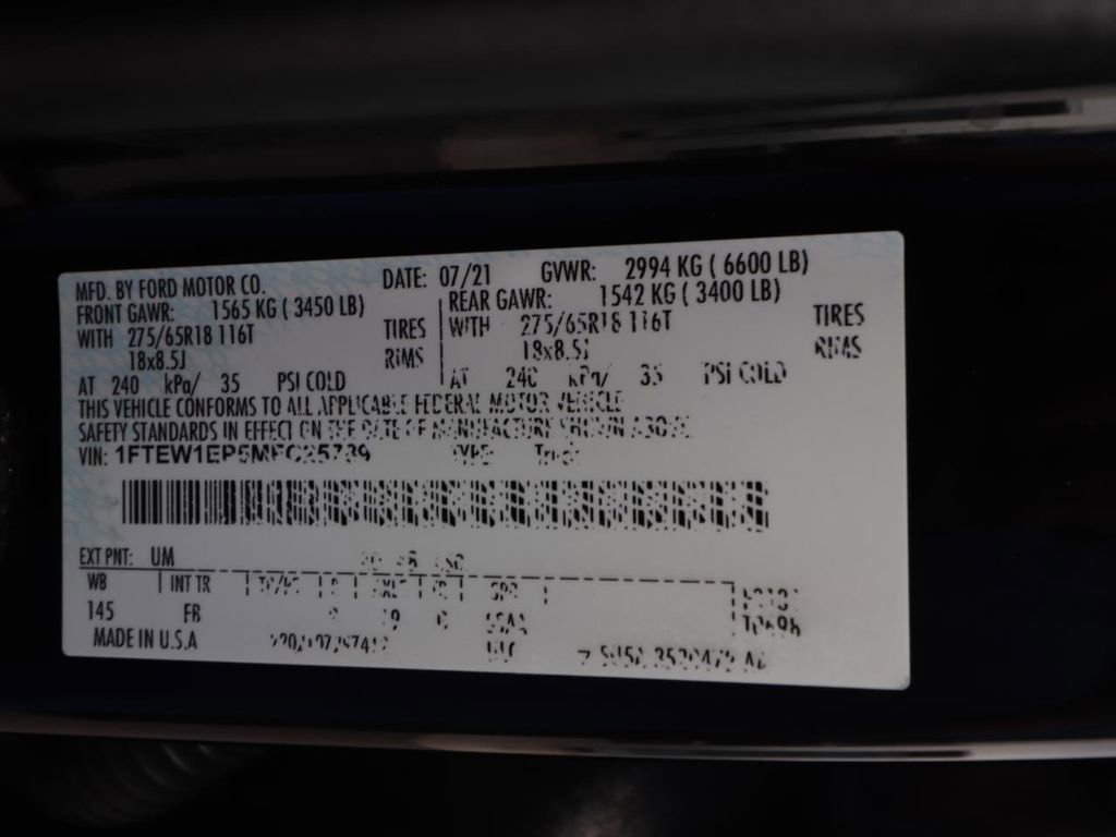Used 2021 Ford F150 XLT w/ Equipment Group 302A High AWD/4WD image 26