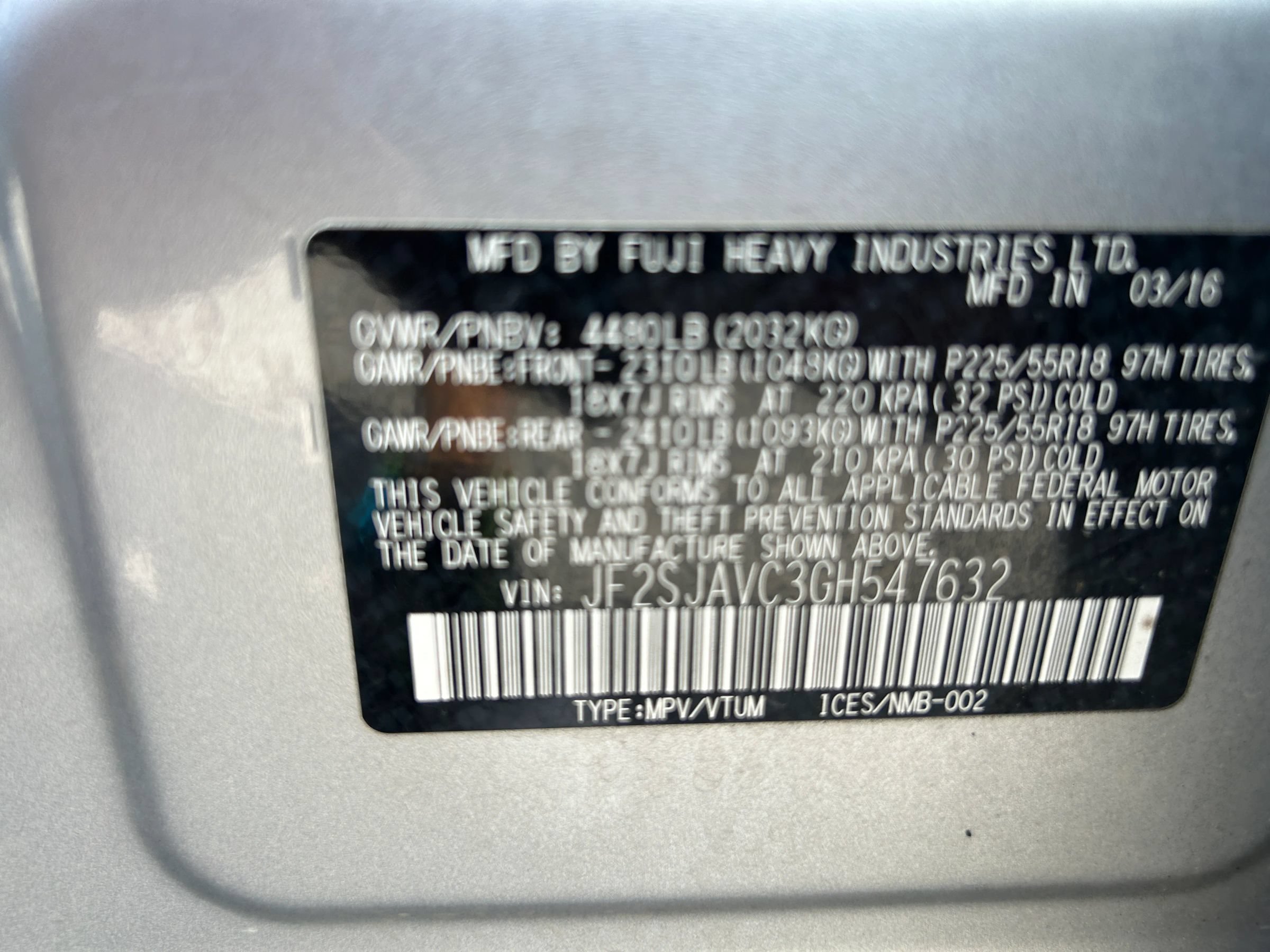 Used 2016 Subaru Forester 2.5i Touring w/ Protection Package #2 AWD/4WD image 22