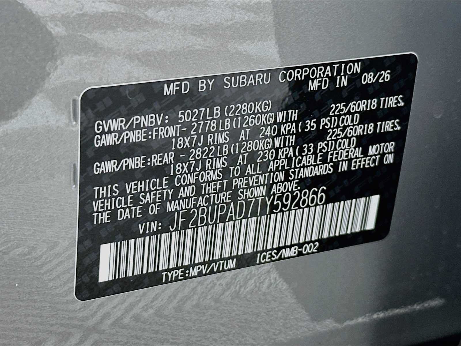 New 2026 Subaru Outback Premium w/ Convenience Package AWD/4WD image 29