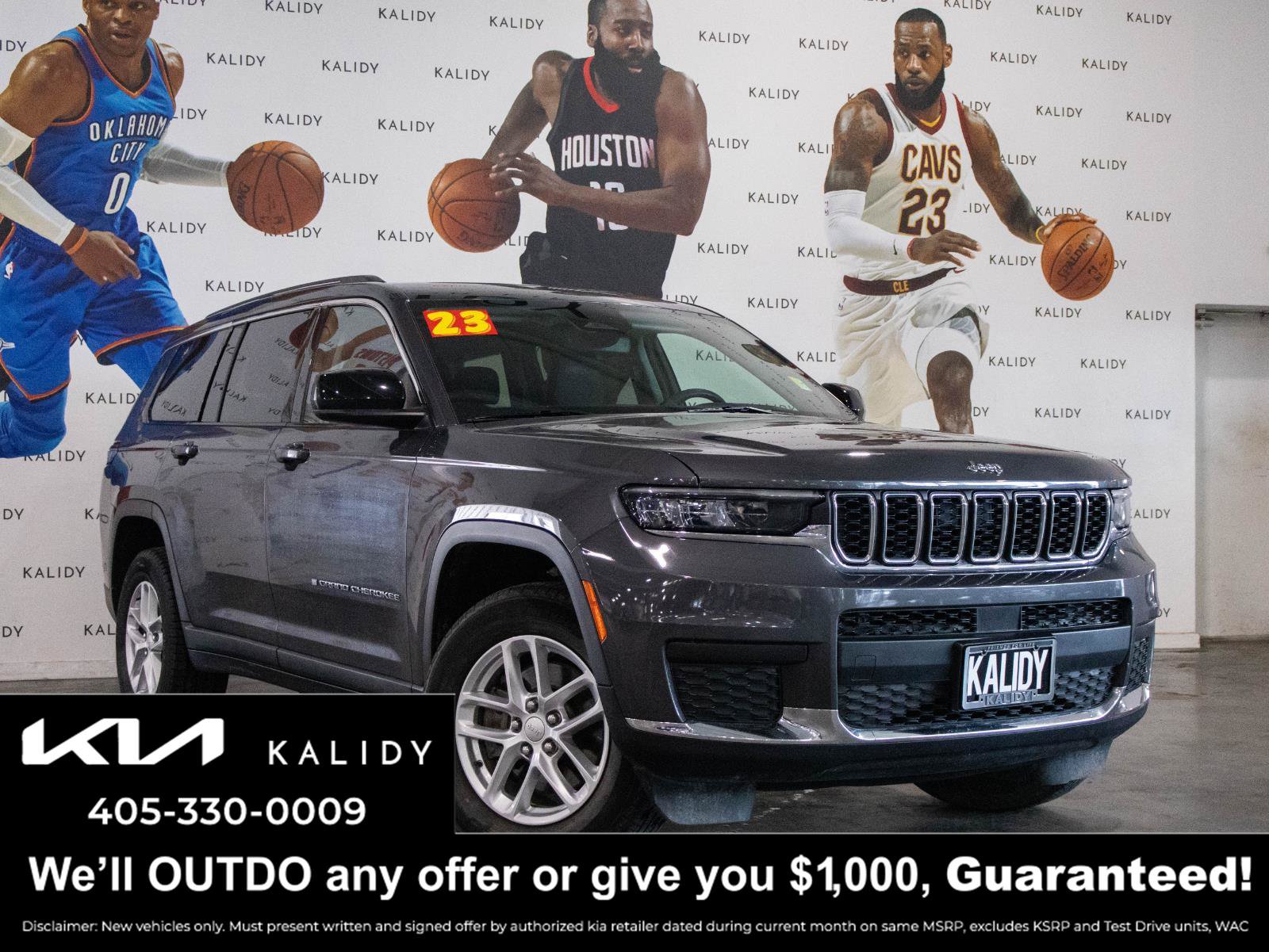 Used 2023 Jeep Grand Cherokee L Laredo RWD image 1