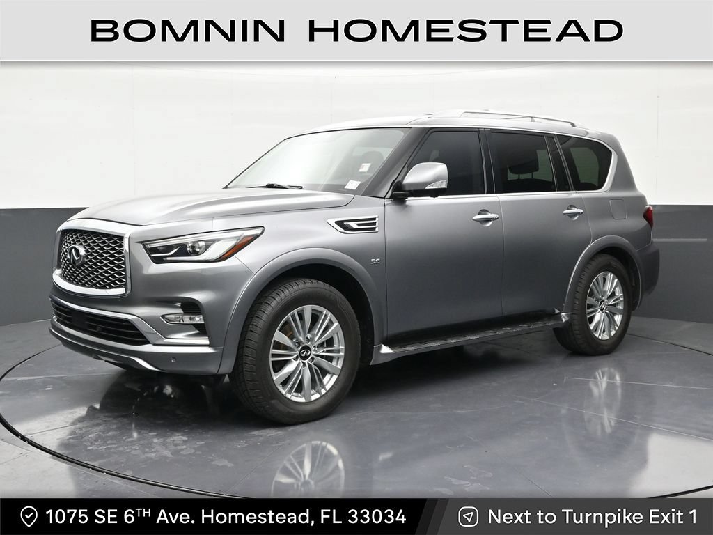 Used 2019 INFINITI QX80 Luxe w/ All-Season Package RWD image 1