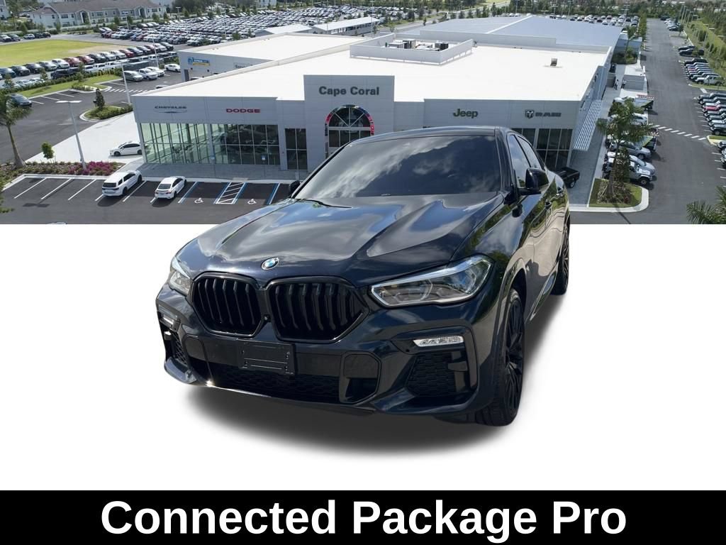 Used 2020 BMW X6 M50i w/ Executive Package AWD/4WD image 3