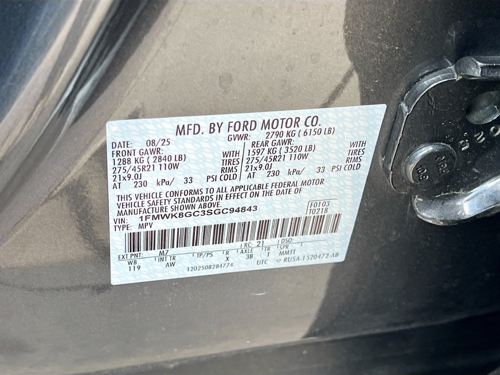Used 2025 Ford Explorer ST w/ Sun And Sound Package AWD/4WD image 34