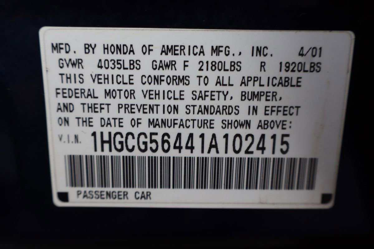 Used 2001 Honda Accord LX image 43
