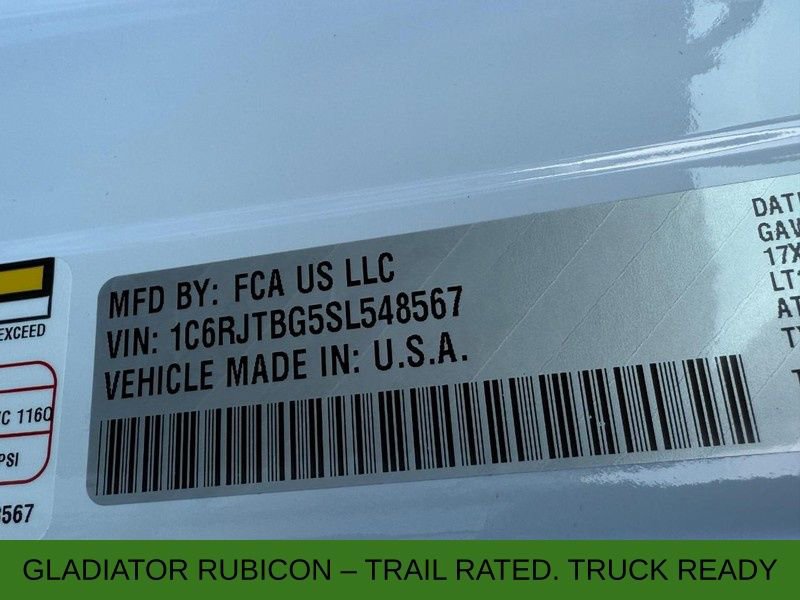 New 2025 Jeep Gladiator Rubicon w/ Convenience Group image 16