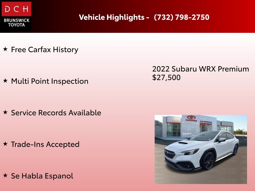 Used 2022 Subaru WRX Premium image 4