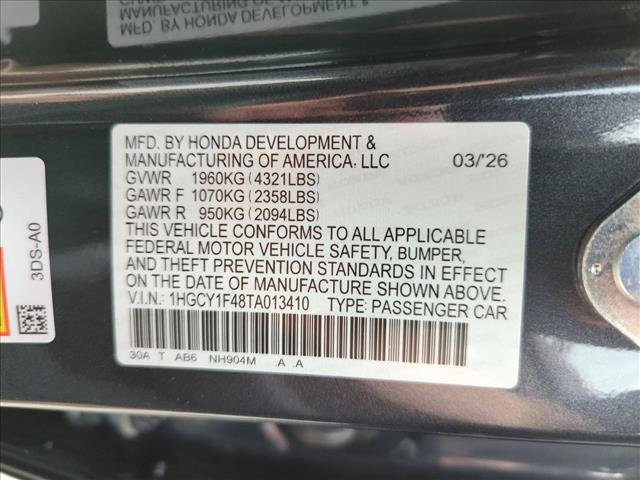 New 2026 Honda Accord SE image 17