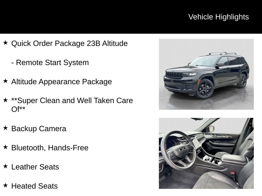 Used 2023 Jeep Grand Cherokee L Laredo AWD/4WD image 16