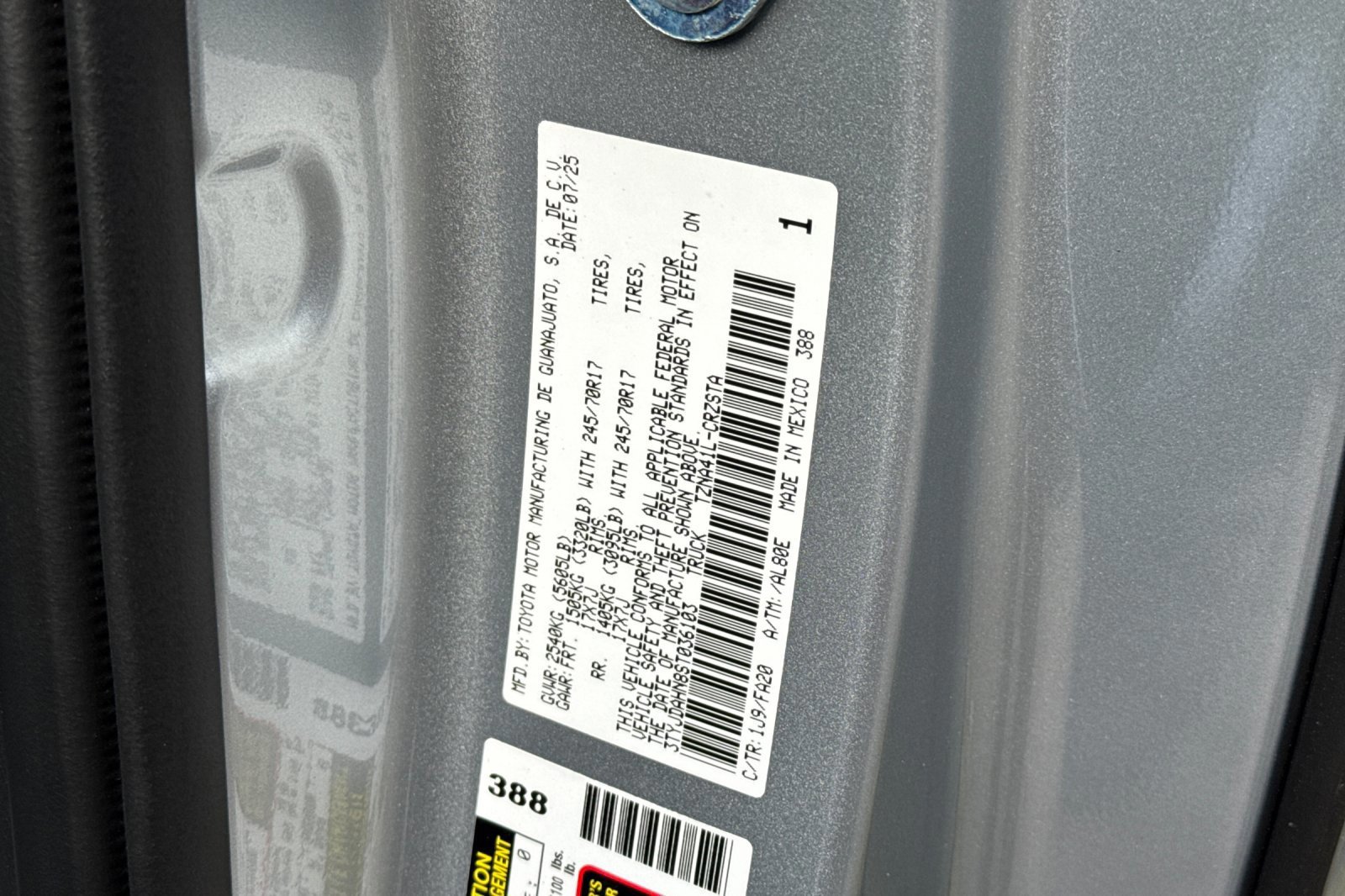 New 2025 Toyota Tacoma SR image 31