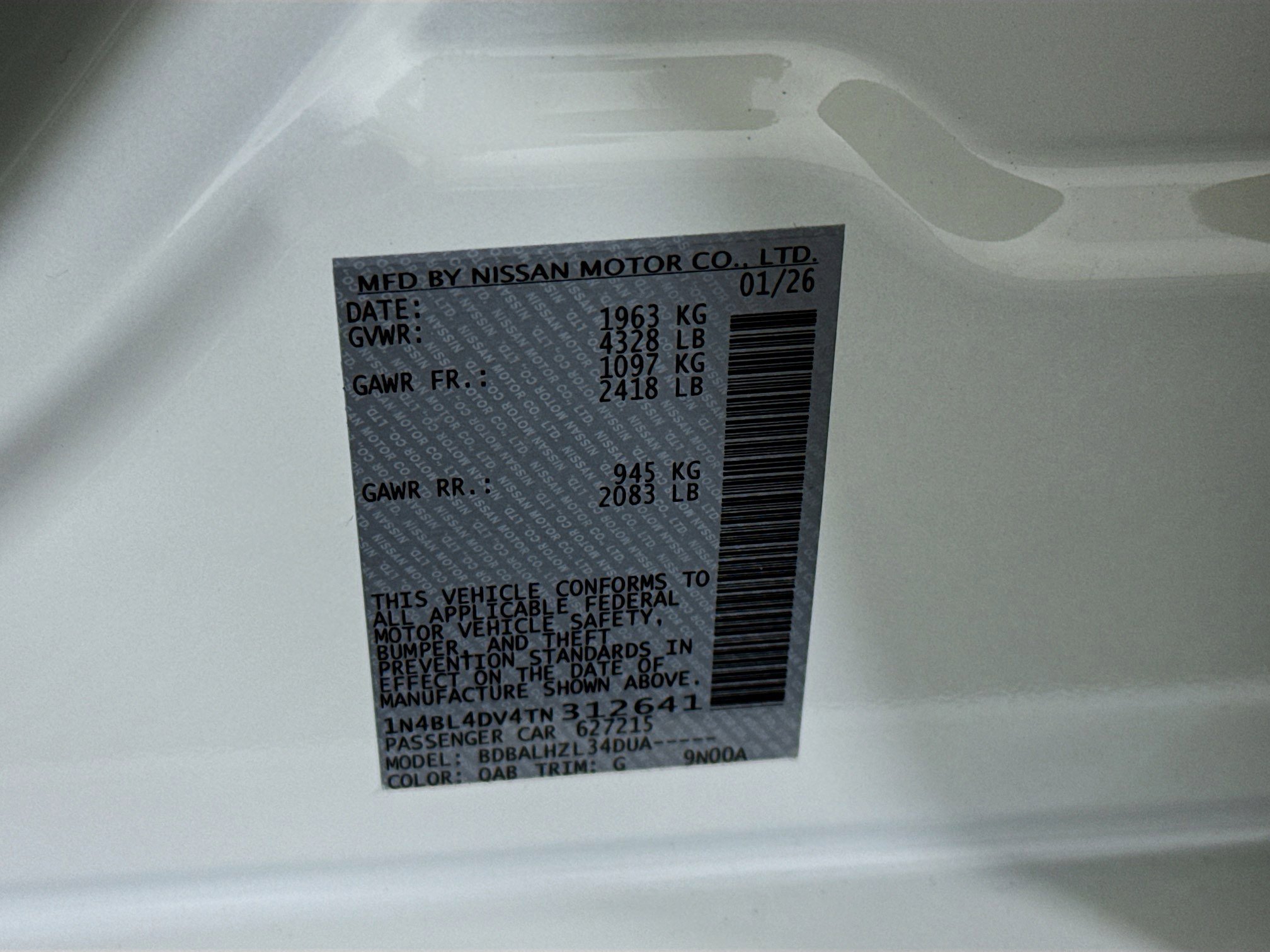 Used 2026 Nissan Altima 2.5 SV FWD image 39