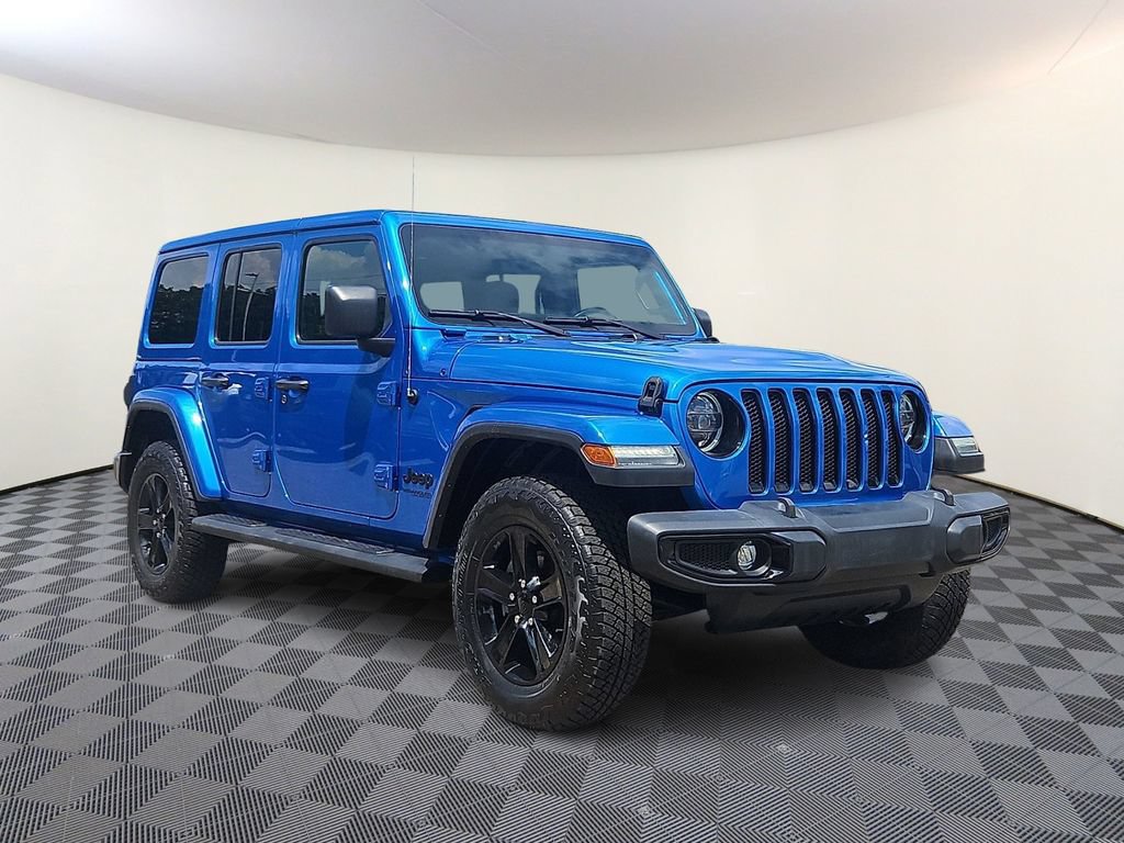 Used 2022 Jeep Wrangler Unlimited Sahara AWD/4WD image 1