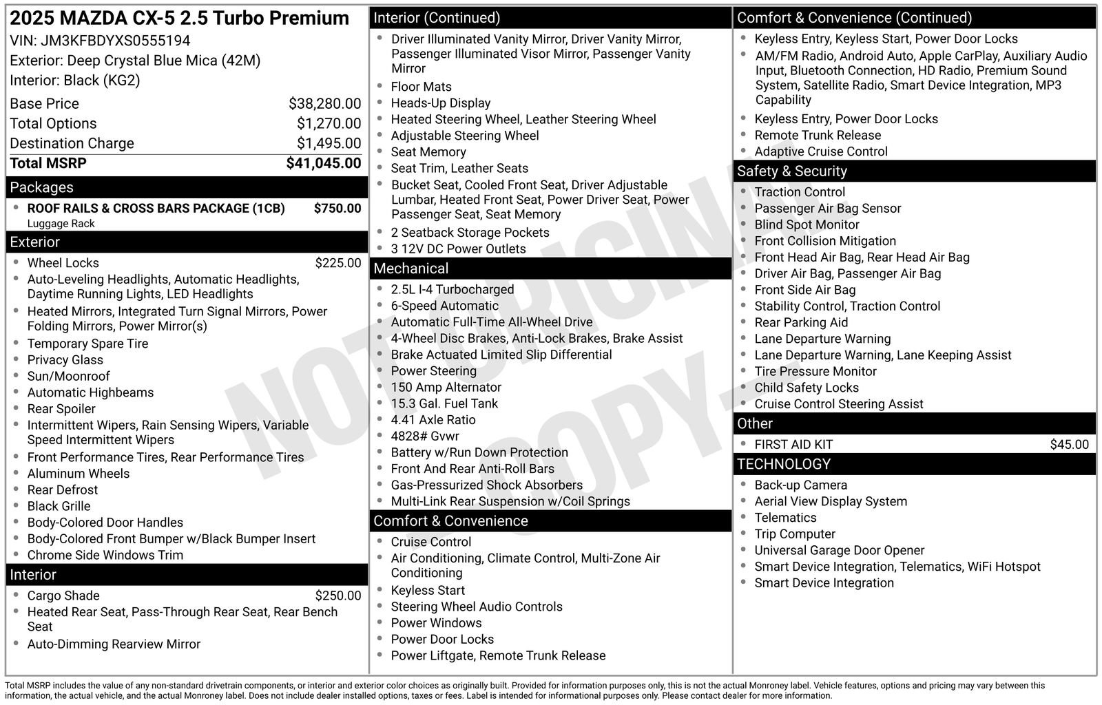 Certified 2025 MAZDA CX-5 2.5 Turbo AWD/4WD image 34