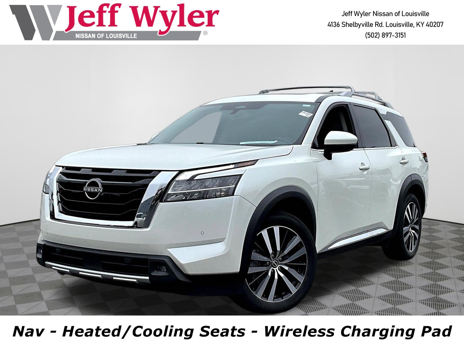 Certified 2023 Nissan Pathfinder Platinum w/ Cargo Package AWD/4WD image 1
