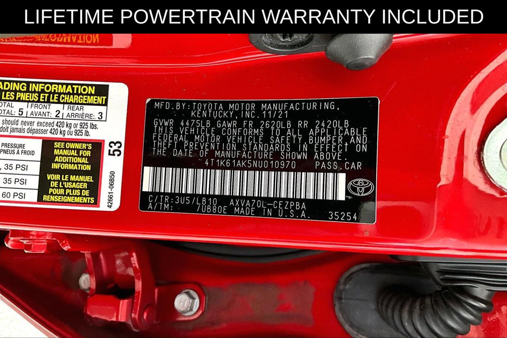 Used 2022 Toyota Camry XSE FWD image 43