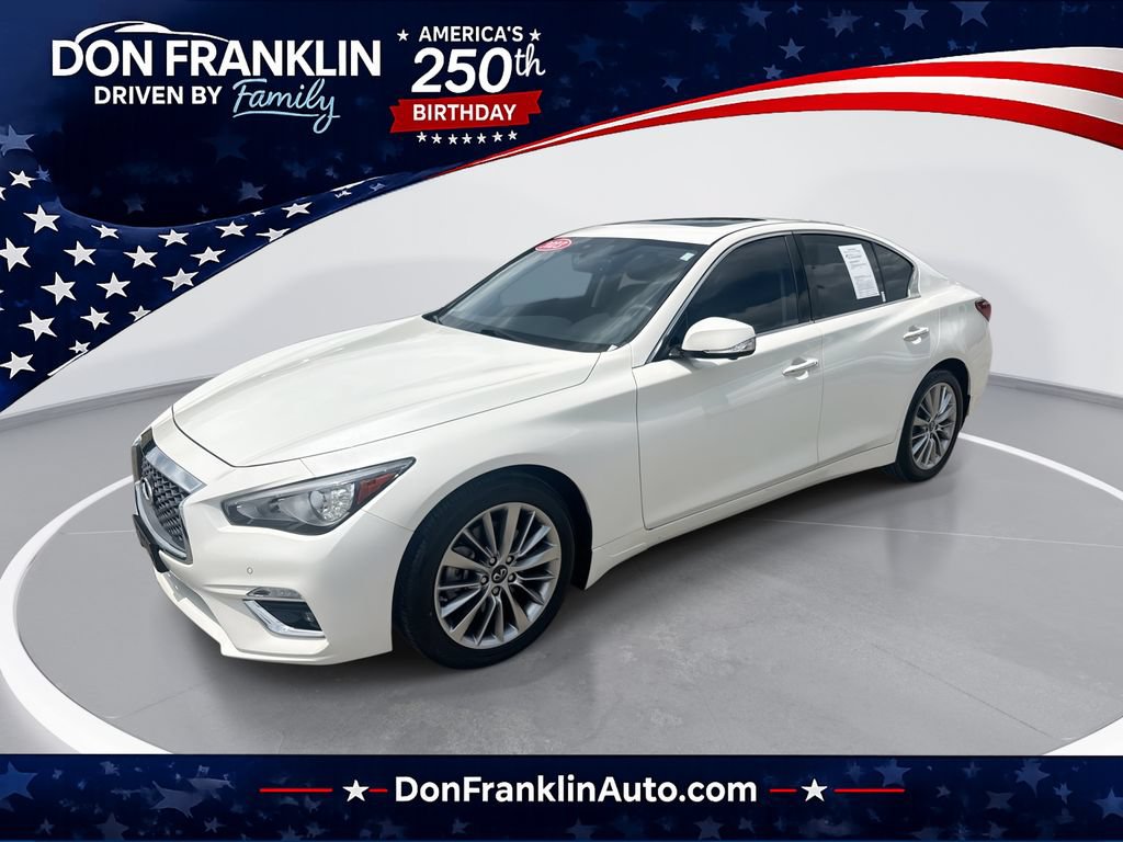 Used 2023 INFINITI Q50 Luxe w/ Cargo Package