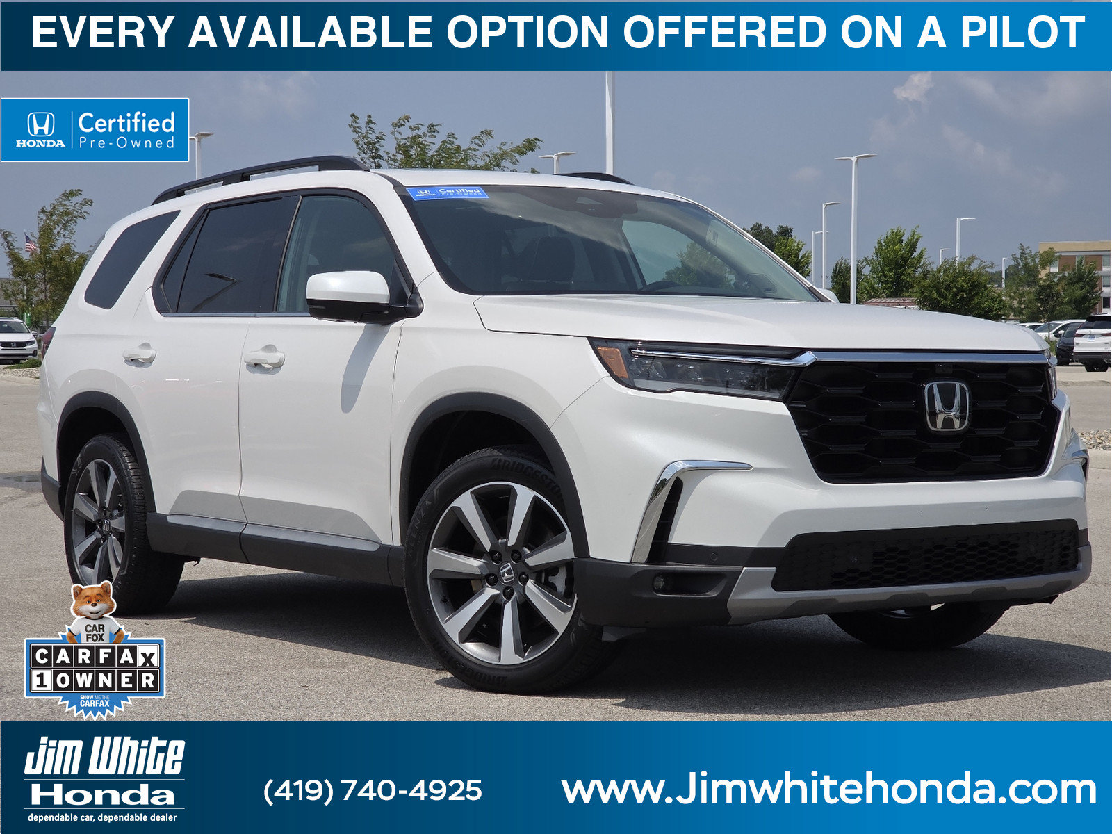 Certified 2025 Honda Pilot Elite image 1