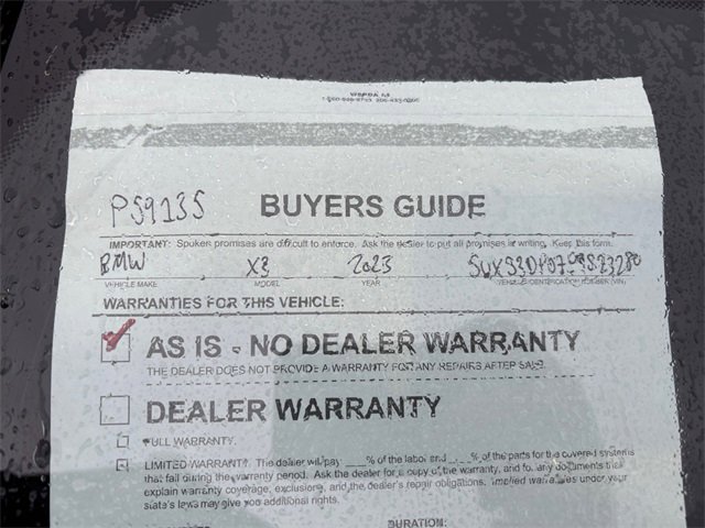 Used 2023 BMW X3 xDrive30i image 48