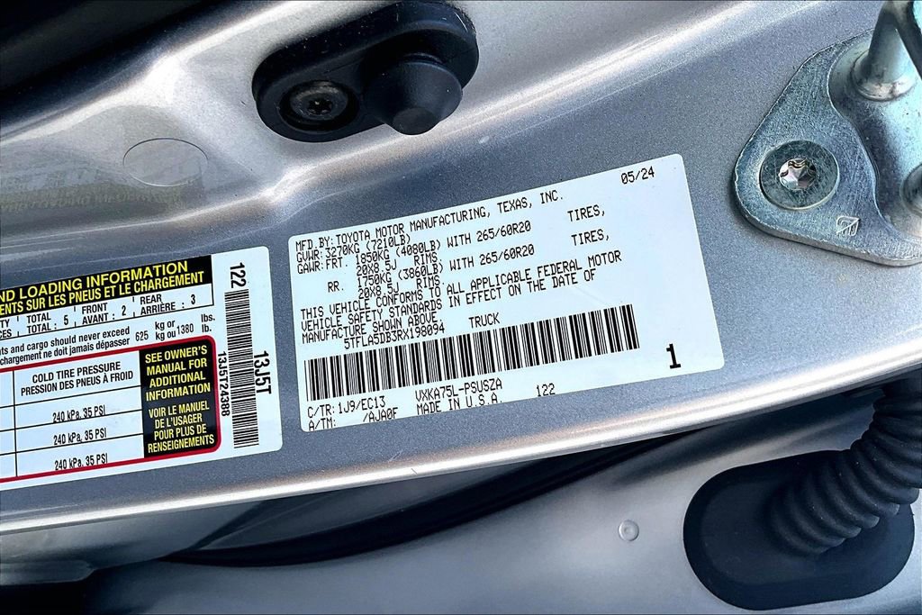 Used 2024 Toyota Tundra SR5 w/ SR5 Premium Package image 17