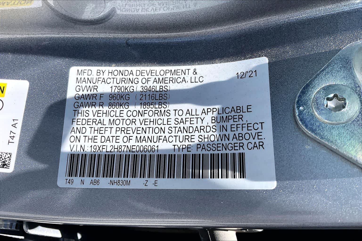 Used 2022 Honda Civic Sport image 20