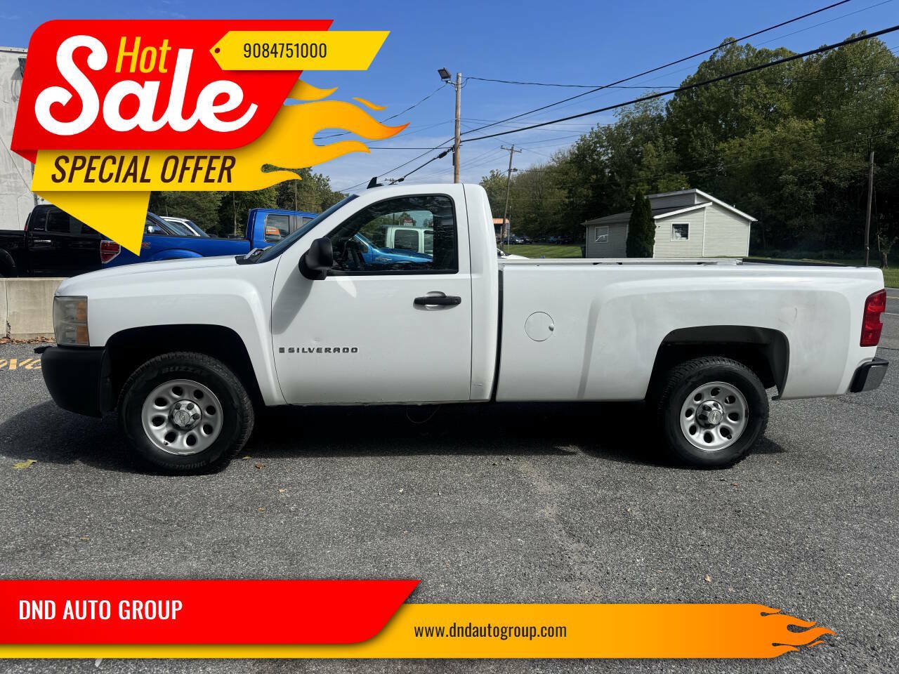 Used 2008 Chevrolet Silverado 1500 W/T w/ Snow Plow Prep Package AWD/4WD image 1