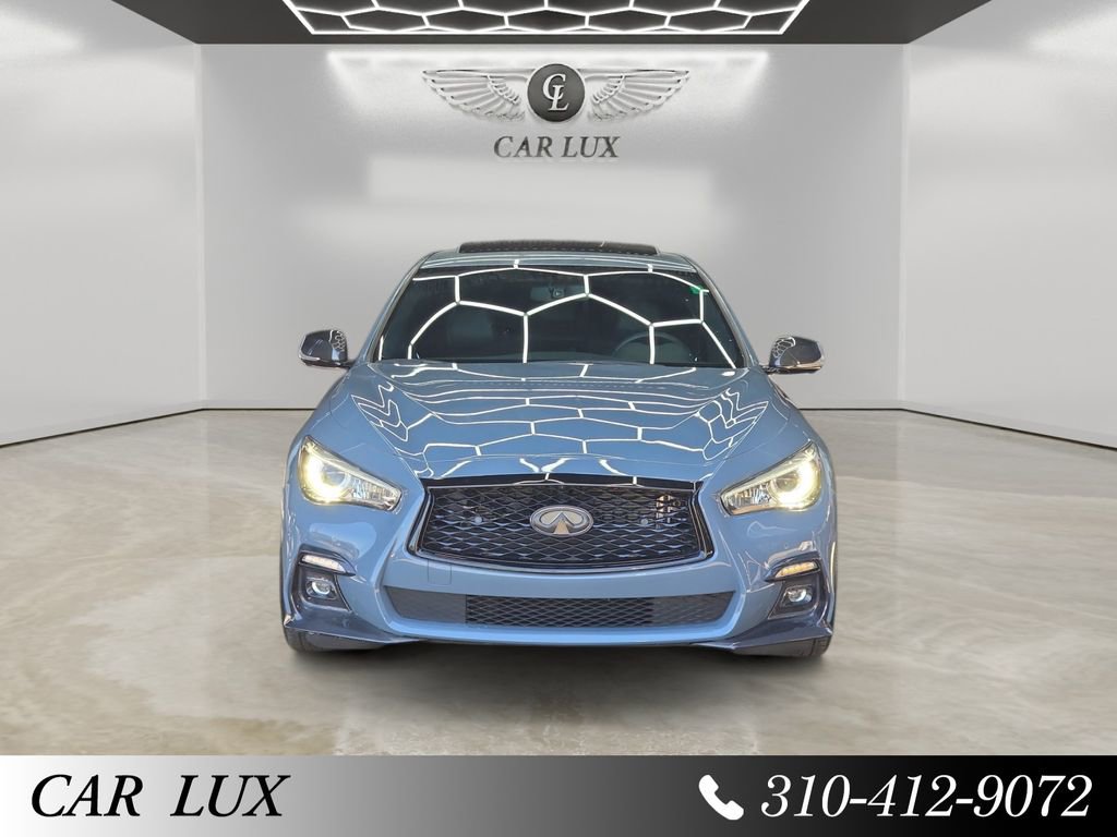 Used 2022 INFINITI Q50 Red Sport 400 w/ Carbon Fiber Package image 8