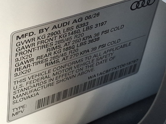 New 2026 Audi Q7 2.0T Premium AWD/4WD image 18