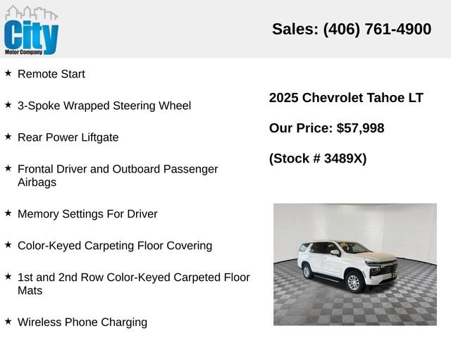 Used 2025 Chevrolet Tahoe LT AWD/4WD image 19