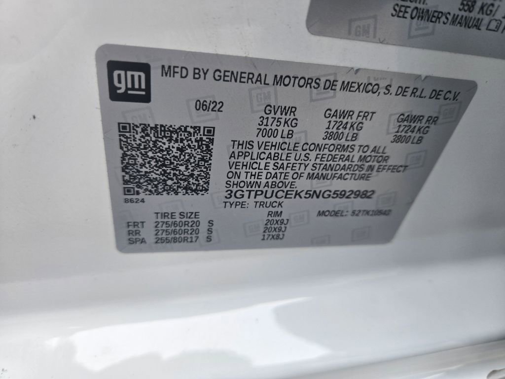 Used 2022 GMC Sierra 1500 Elevation image 11