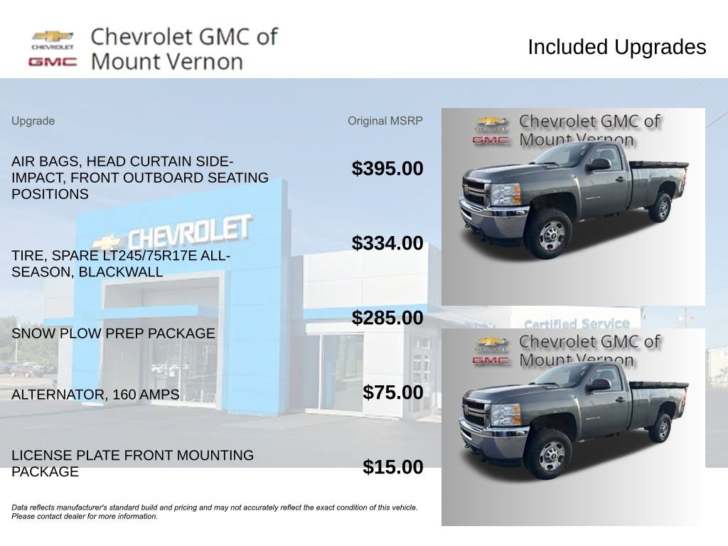 Used 2011 Chevrolet Silverado 2500 W/T w/ Snow Plow Prep Package image 6