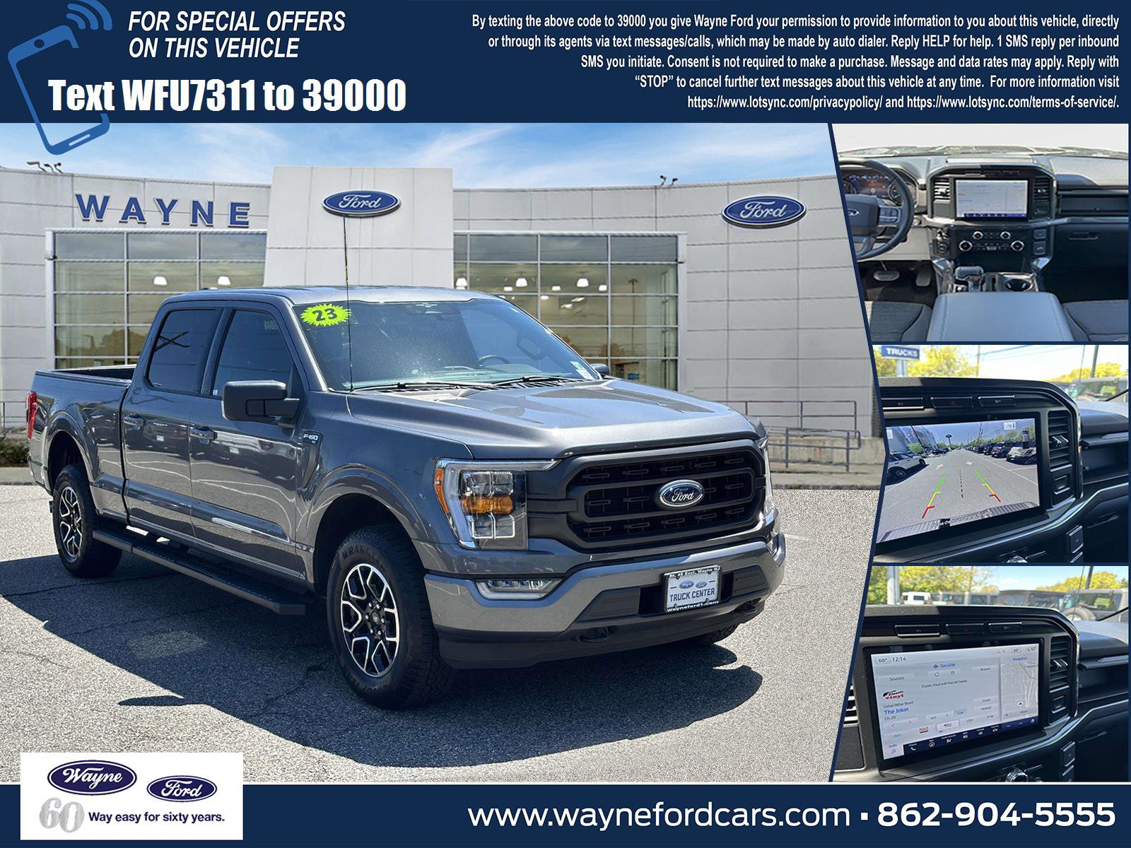 Certified 2023 Ford F150 XLT w/ Equipment Group 302A High AWD/4WD image 1