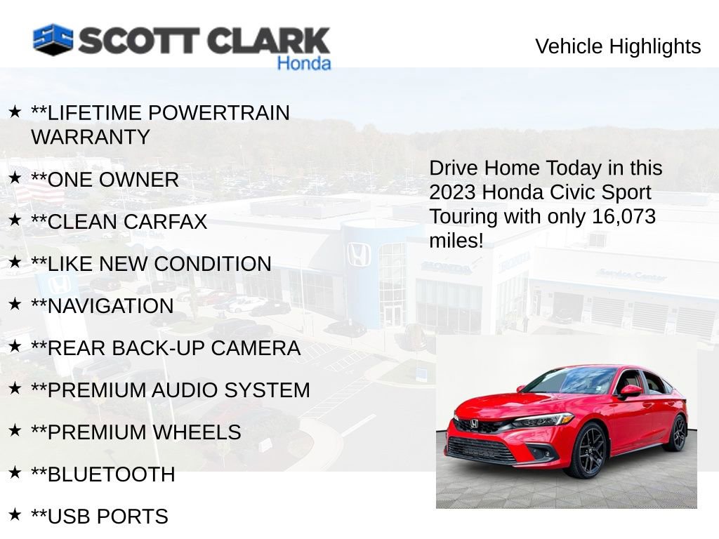 Used 2023 Honda Civic Sport Touring image 11