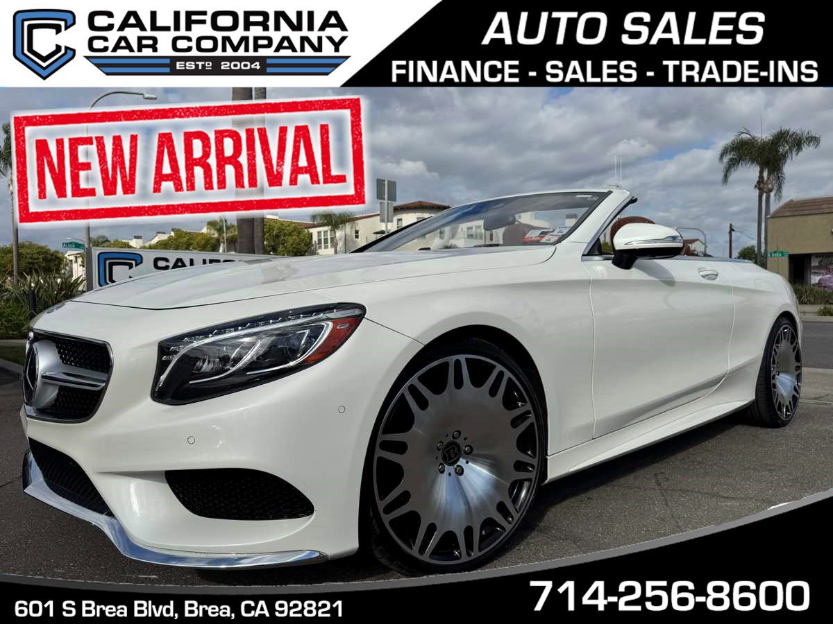 Used 2017 Mercedes-Benz S 550 Cabriolet w/ Sport Package image 1