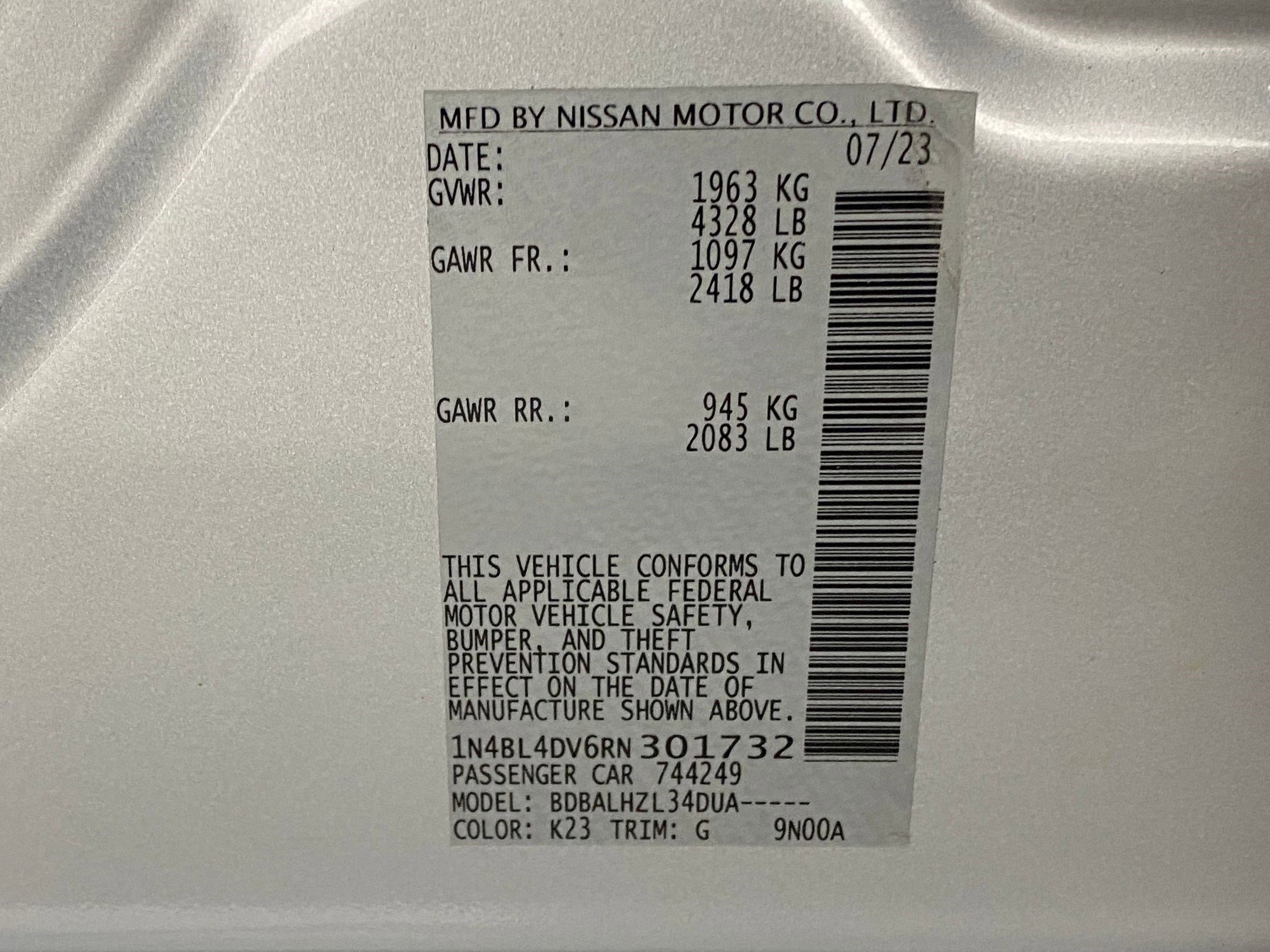 Used 2024 Nissan Altima 2.5 SV image 21