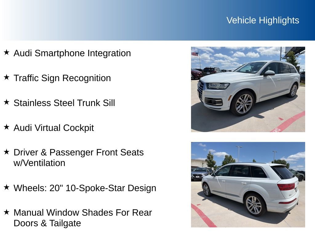 Used 2017 Audi Q7 3.0T Prestige w/ Prestige Package AWD/4WD image 12