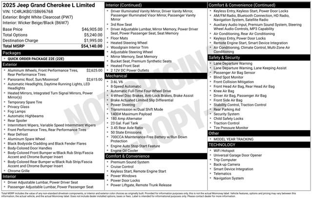 Used 2025 Jeep Grand Cherokee L Limited image 15