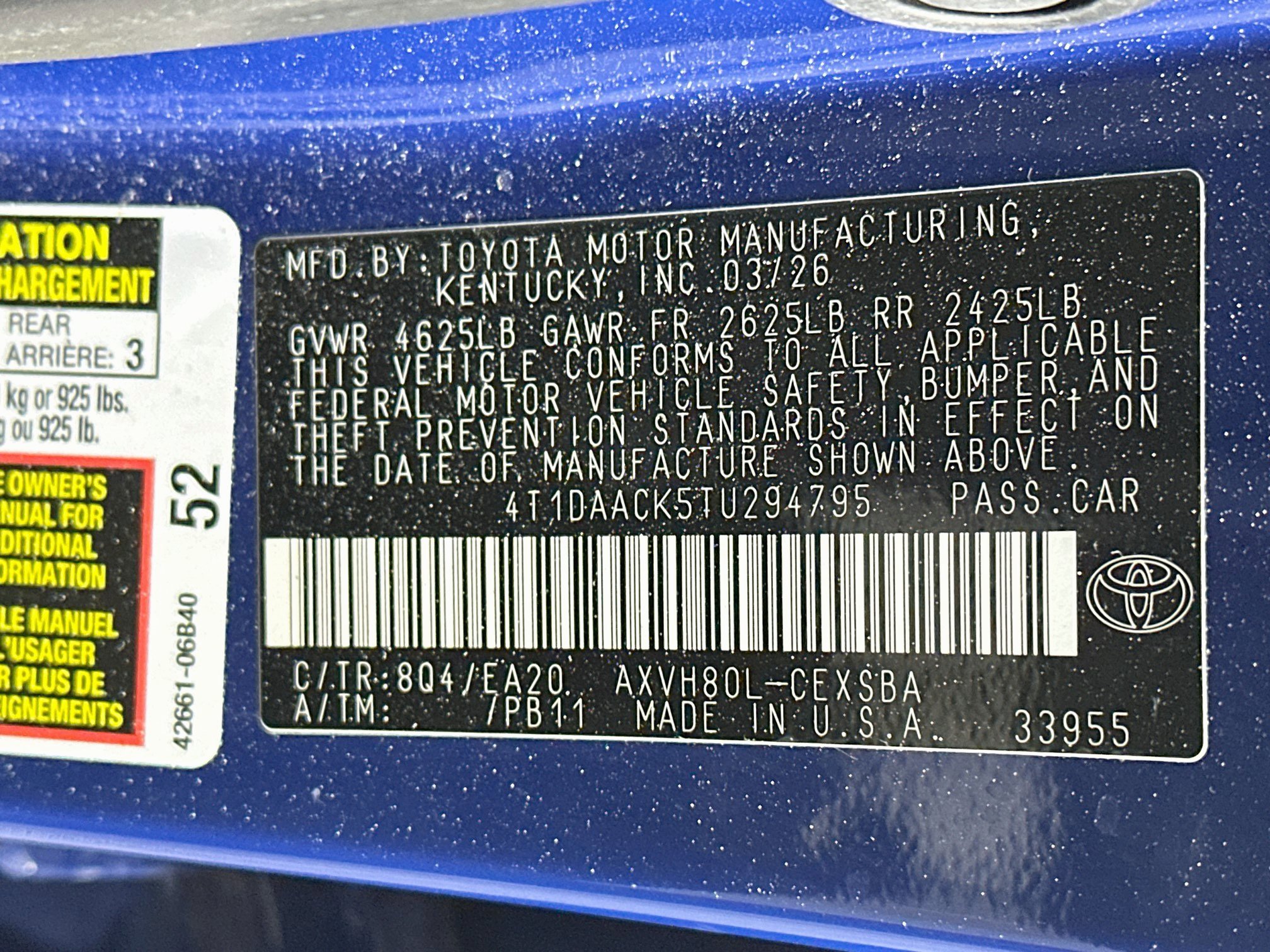 Used 2026 Toyota Camry SE FWD image 12