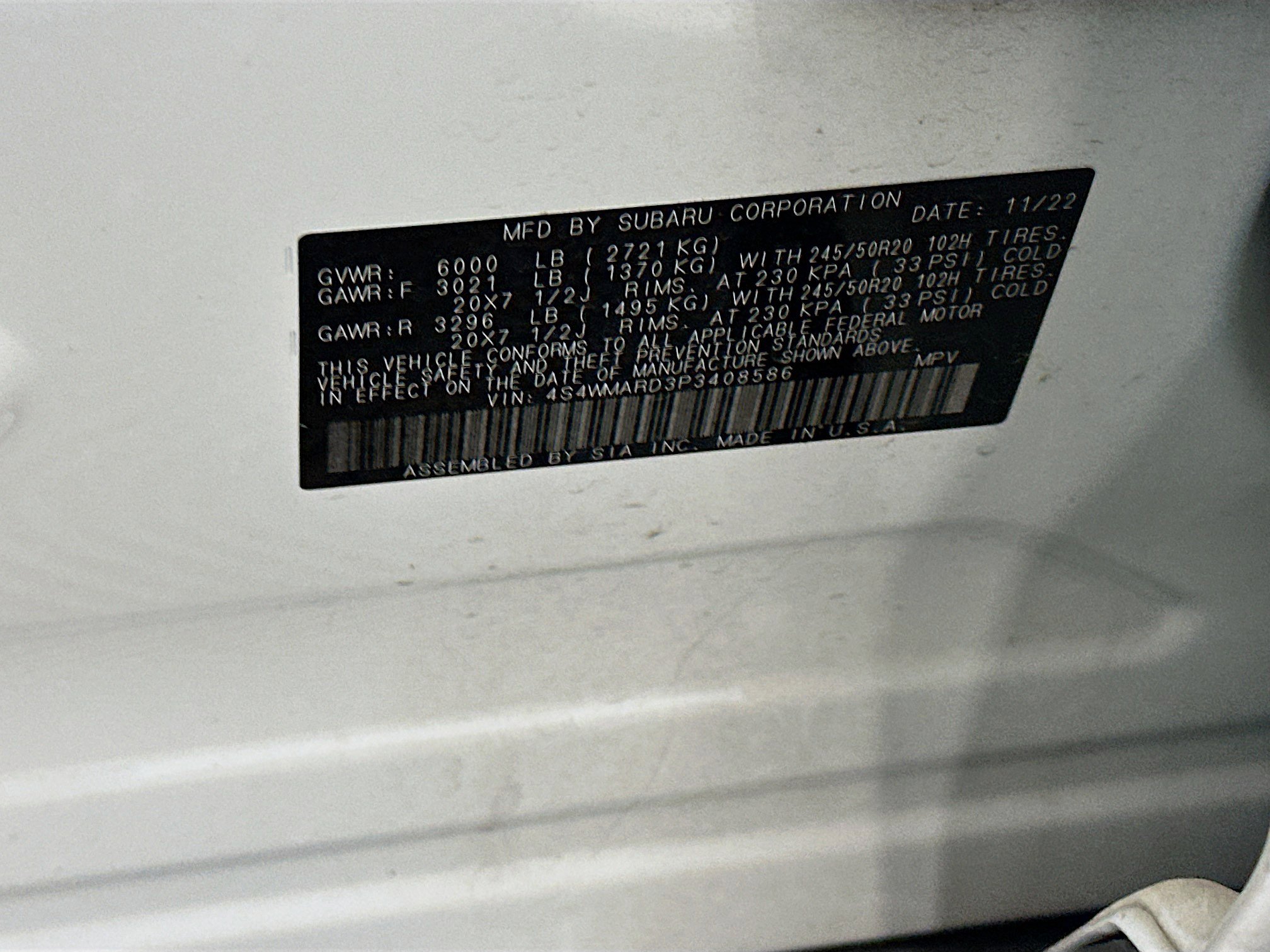 Used 2023 Subaru Ascent Limited w/ Technology Package image 12