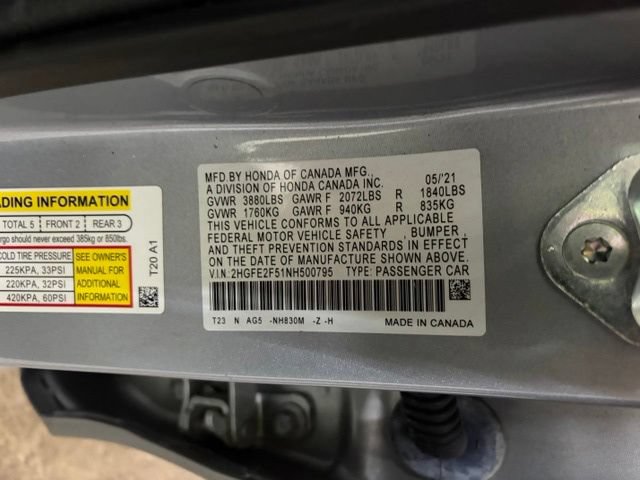 Used 2022 Honda Civic Sport image 56