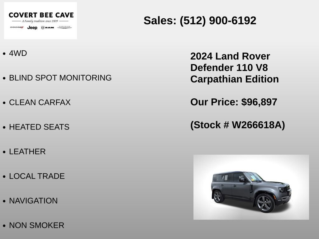 Used 2024 Land Rover Defender 110 Carpathian Edition image 6