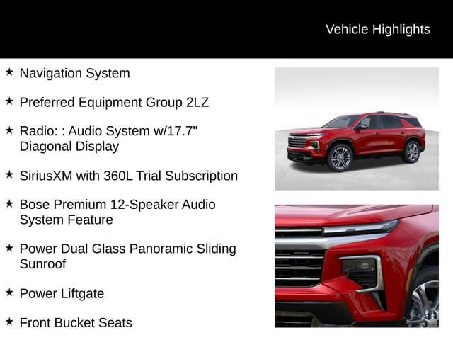 New 2026 Chevrolet Traverse High Country AWD/4WD image 27