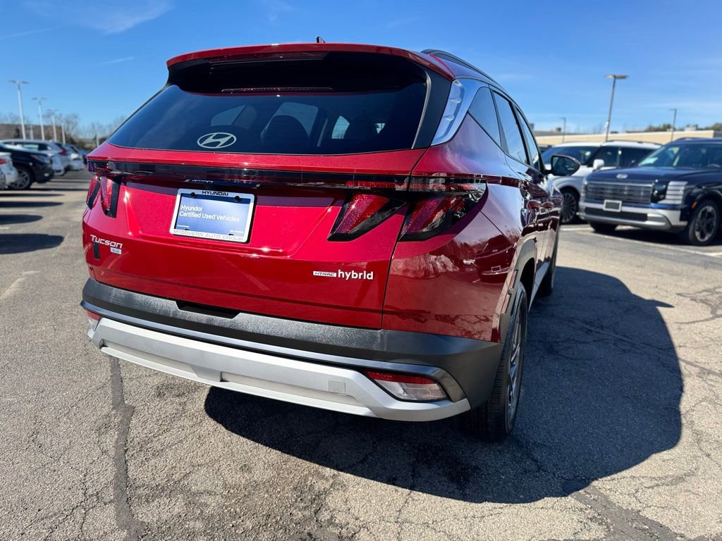 Certified 2025 Hyundai Tucson Blue image 10