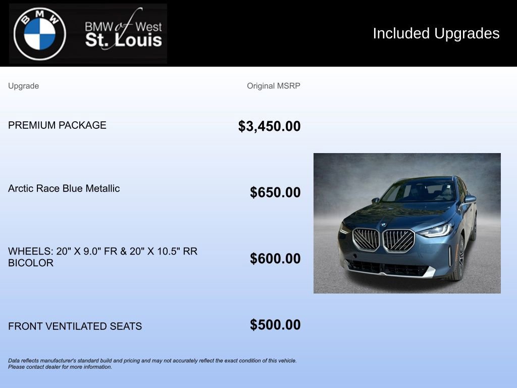 New 2026 BMW X3 xDrive30 w/ Premium Package image 17